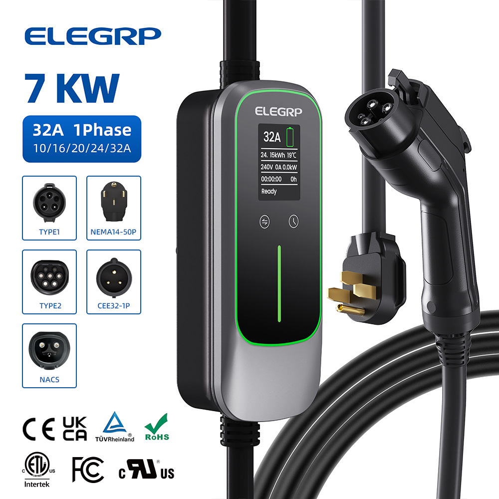 Portable Ev Charger - Carregador portátil para veículos elétricos ELEGRP