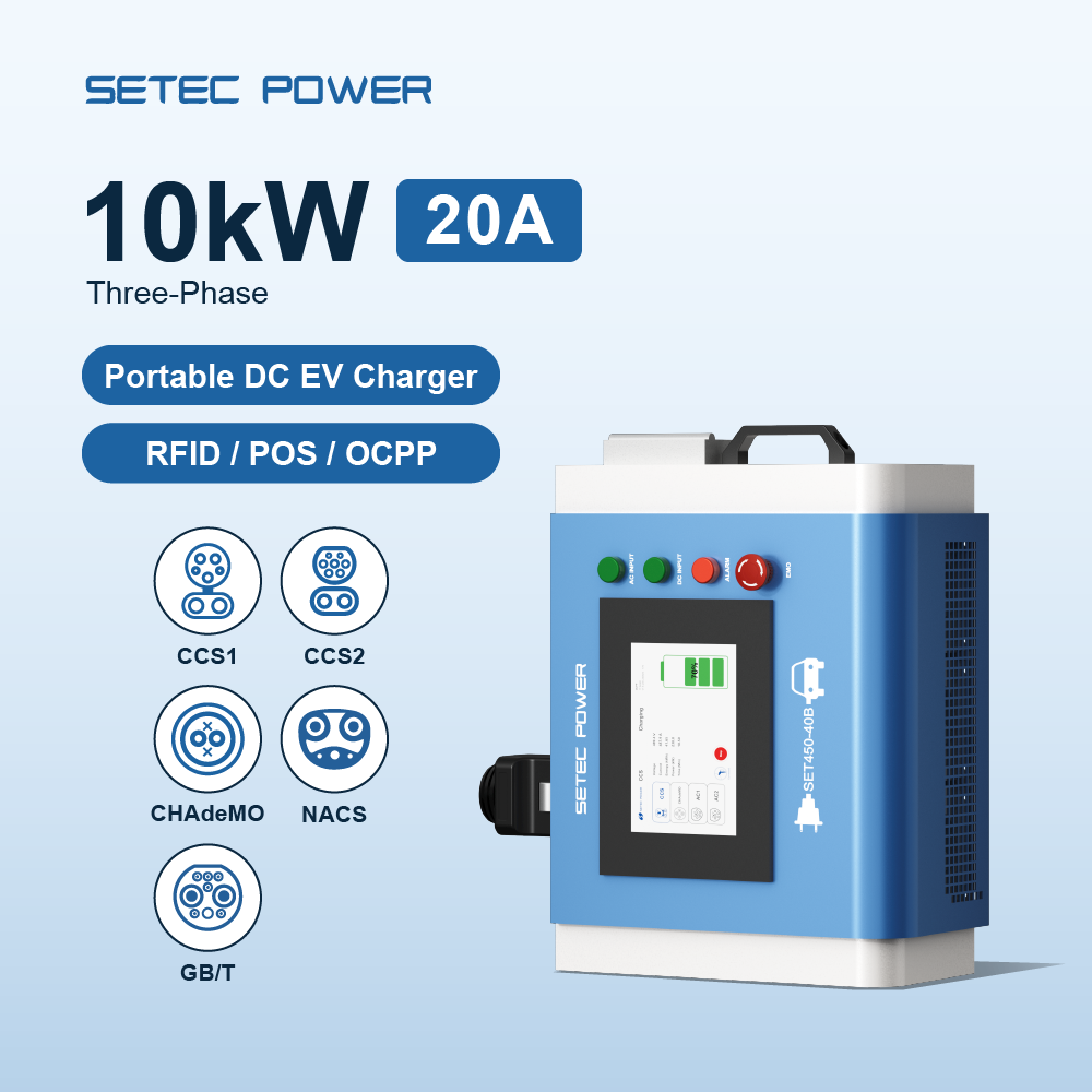 Portable Ev Charger - Carregador Portátil de Alta Velocidade 10kW