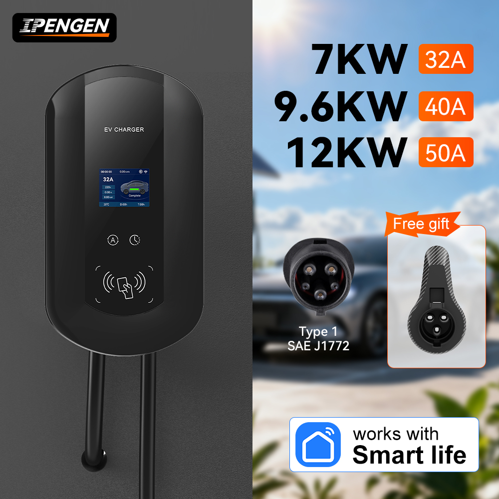 Wallbox Ev - Estação de Carregamento EV IPENGEN 32A/40A/50A
