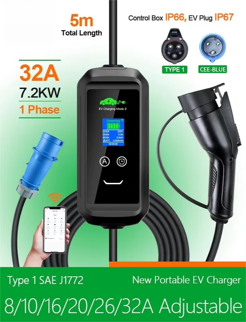 Carregador Portátil AC para Ve - Ev Charger avaliação e preço