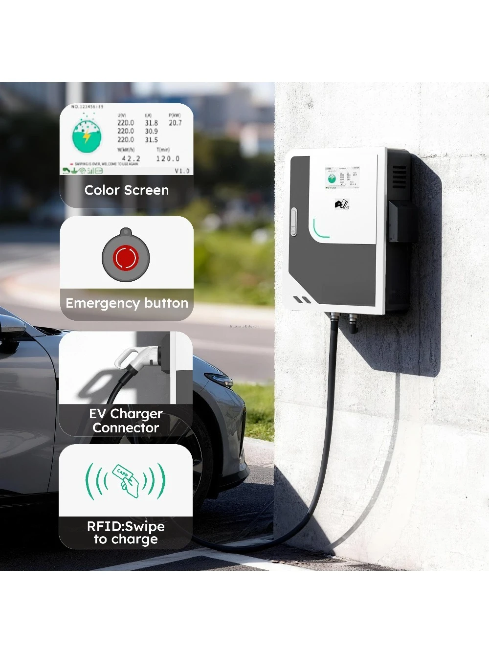 Carregador Rápido DC EVSE de A - Ev Charging Pile avaliação e preço
