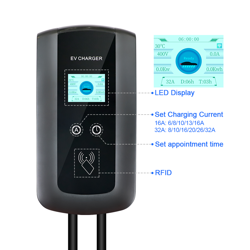 Kolanky 32A 7.2/22KW EV Estaçã - Ev Charging Cable avaliação e preço