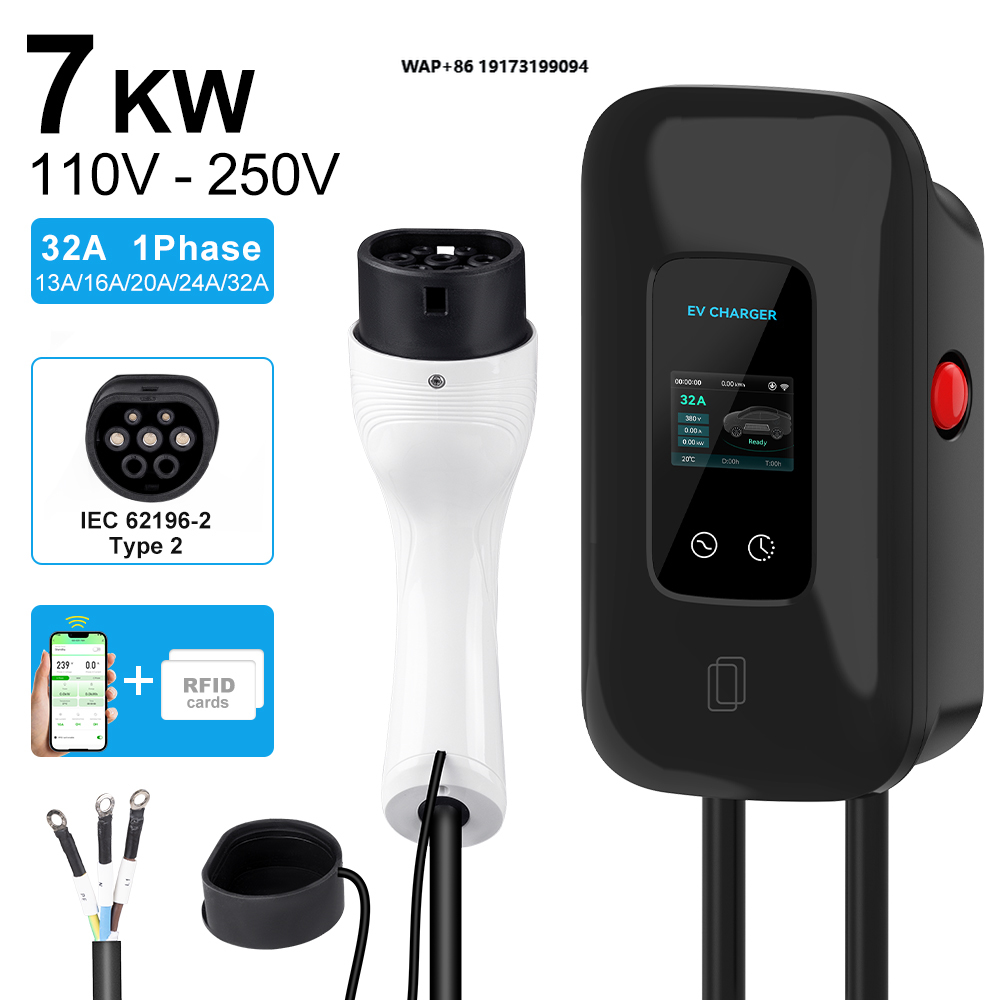 Carregador EV 220V 7KW 32A Mon - Ev Charger avaliação e preço